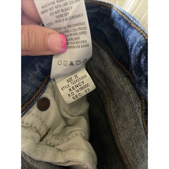 Joe's Jeans Women's Kency Boyfriend Slim Crop Jean Stretch Distressed Sz 25 - Picture 7 of 7